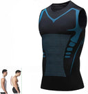 Mens Ionic Shaping Vest Ice Silk Slimming Body Shaper Top Mens Ionic Shaping Vest Ice Silk Slimming Body Shaper Top