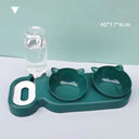 Automatic Pet Feeder With Water Fountain For Cats 3 In 1 Automatic Pet Feeder With Water Fountain For Cats 3 In 1