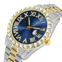 Luxury Diamond Hip Hop Watch Stylish Quartz Bling for Him Luxury Diamond Hip Hop Watch Stylish Quartz Bling for Him