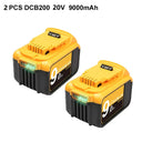 High-Capacity 20V 9000mAh Li-ion Battery For Tools Upgrade High-Capacity 20V 9000mAh Li-ion Battery For Tools Upgrade