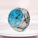 Vintage Finger Watch Ring Elegant Timepiece with Punk Flair Vintage Finger Watch Ring Elegant Timepiece with Punk Flair