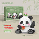 Panda Building Blocks Creative DIY Toy for Kids Fun Set Panda Building Blocks Creative DIY Toy for Kids Fun Set
