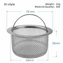 Stainless Steel Sink Strainer for Efficient Kitchen and Bathroom Stainless Steel Sink Strainer for Efficient Kitchen and Bathroom