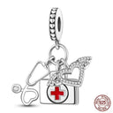 Charming Sterling Silver Red Heart Beads for Pandora Gifts Charming Sterling Silver Red Heart Beads for Pandora Gifts