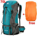 Waterproof Nylon Bag Camping Travel Backpack With Rain Cover Waterproof Nylon Bag Camping Travel Backpack With Rain Cover