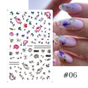 3D Sakura Blossom Nail Art Stickers for Elegant Designs 3D Sakura Blossom Nail Art Stickers for Elegant Designs