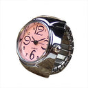 Vintage Punk Roman Quartz Ring Watch Unisex Timepiece Vintage Punk Roman Quartz Ring Watch Unisex Timepiece