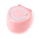 Dog Bath Massage Gloves Silicone Brush with Shampoo Box Dog Bath Massage Gloves Silicone Brush with Shampoo Box