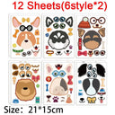 Create Your Own Animal Faces Stickers Set for Fun Crafts Create Your Own Animal Faces Stickers Set for Fun Crafts