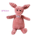 Plush Dog Toy Animals Corduroy Bite-Resistant Squeaky Toys Plush Dog Toy Animals Corduroy Bite-Resistant Squeaky Toys