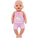 Flamingo Kittys Doll Clothes Set for 18 Inch Dolls Outfit Flamingo Kittys Doll Clothes Set for 18 Inch Dolls Outfit