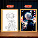 Satoru Gojo Jujutsu Kaisen LED Night Light Photo Frame Satoru Gojo Jujutsu Kaisen LED Night Light Photo Frame