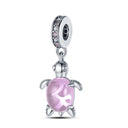 Hot Sale Pandora 925 Owl Charm Blue Zircon And Red Heart Hot Sale Pandora 925 Owl Charm Blue Zircon And Red Heart