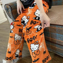 Hello Kitty Flannel Pajama Pants Cozy Anime Home Fashion Hello Kitty Flannel Pajama Pants Cozy Anime Home Fashion