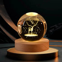 3D Crystal Ball Light Solar System Night Light 3D Crystal Ball Light Solar System Night Light