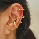 Silver Leaf Ear Cuff Clip Earrings Unisex Stylish Jewelry Silver Leaf Ear Cuff Clip Earrings Unisex Stylish Jewelry