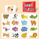 Kids Montessori Puzzle Toys Educational Double-Sided Fun Set Kids Montessori Puzzle Toys Educational Double-Sided Fun Set