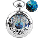 Pocket Watch: Elegant Vintage Starry Sky Watch Necklace Gift Pocket Watch: Elegant Vintage Starry Sky Watch Necklace Gift