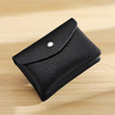 Genuine Leather Coin Purse For Women Slim Compact Wallet Genuine Leather Coin Purse For Women Slim Compact Wallet