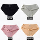 Silk Comfort Briefs Set: Luxurious Seamless Panties Women Silk Comfort Briefs Set: Luxurious Seamless Panties Women