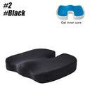 Ergonomic Memory Foam Gel Seat Cushion for Back Pain Relief Ergonomic Memory Foam Gel Seat Cushion for Back Pain Relief