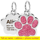 Engraved Pet ID Tag Personalized Nameplate Keyring Safety Engraved Pet ID Tag Personalized Nameplate Keyring Safety