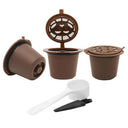 Refillable Reusable Coffee Capsule Filters 3 Pack Nespresso Refillable Reusable Coffee Capsule Filters 3 Pack Nespresso