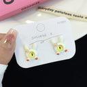 Kiss Jewelry Cute Monster Eyes Stud Earrings Trendy Kpop Fashion Gift Kiss Jewelry Cute Monster Eyes Stud Earrings Trendy Kpop Fashion Gift