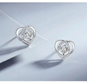 Starlight Elegance Sterling Silver Star Stud Earrings Zircon Starlight Elegance Sterling Silver Star Stud Earrings Zircon