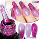 Winter Magic Nail Gel Kit: Mesmerizing Snowflake Art Winter Magic Nail Gel Kit: Mesmerizing Snowflake Art