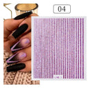 Elevate Your Style with Chic 3D Nail Art Decals Set Elevate Your Style with Chic 3D Nail Art Decals Set