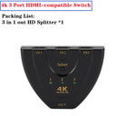 4K HDMI Switcher Hub For Ultra HD Gaming And Movies 4K HDMI Switcher Hub For Ultra HD Gaming And Movies
