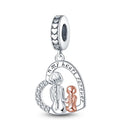 Hot Sale Pandora 925 Owl Charm Blue Zircon And Red Heart Hot Sale Pandora 925 Owl Charm Blue Zircon And Red Heart