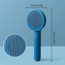Pet Grooming Combo Self-Cleaning Slicker Dog Brush Tool Pet Grooming Combo Self-Cleaning Slicker Dog Brush Tool
