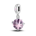 Colorful Heart Murano Glass Charm Sterling Silver for Pandora Colorful Heart Murano Glass Charm Sterling Silver for Pandora