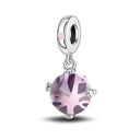 Colorful Heart Murano Glass Charm Sterling Silver Pandora Colorful Heart Murano Glass Charm Sterling Silver Pandora