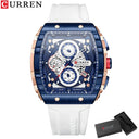 Mens Curren Casual Chronograph Quartz Watch Blue Strap Mens Curren Casual Chronograph Quartz Watch Blue Strap