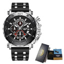 LIGE Luxury Chronograph Sports Watch Bold Style and Function LIGE Luxury Chronograph Sports Watch Bold Style and Function