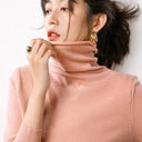 Chic Korean Turtleneck Sweater for Women - 2023 Knitwear Chic Korean Turtleneck Sweater for Women - 2023 Knitwear
