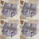 ZJX 4Pcs Set High Waist Cotton Women Panties Plus Size Body Shaper ZJX 4Pcs Set High Waist Cotton Women Panties Plus Size Body Shaper