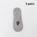 Adorable Cartoon Bear Non-Slip Ankle Slippers for Men Adorable Cartoon Bear Non-Slip Ankle Slippers for Men