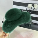 Crab Plush Fur Hair Clip Trendy Accessory For Girls Crab Plush Fur Hair Clip Trendy Accessory For Girls