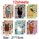 Create Your Own Animal Faces Stickers Set for Fun Crafts Create Your Own Animal Faces Stickers Set for Fun Crafts