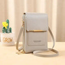 Leather Crossbody Wallet With Touch Screen Accessory Leather Crossbody Wallet With Touch Screen Accessory