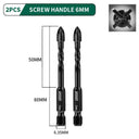 GREENER Four-Blade Hex Tile Drill Bits Set Premium Quality GREENER Four-Blade Hex Tile Drill Bits Set Premium Quality