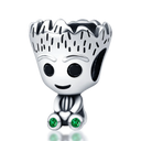 New 925 Sterling Silver Wolf Head Dumbo Pendant Beads New 925 Sterling Silver Wolf Head Dumbo Pendant Beads