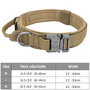 Tactical Dog Collar for Medium Large Pet Walking Training Tactical Dog Collar for Medium Large Pet Walking Training