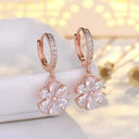 Starlight Elegance Sterling Silver Star Stud Earrings Zircon Starlight Elegance Sterling Silver Star Stud Earrings Zircon
