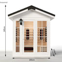 Luxury Home Steam Room and Outdoor Sauna Set Wellness Haven Luxury Home Steam Room and Outdoor Sauna Set Wellness Haven