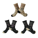 Cactus Jack Hip Hop Crew Socks Sporty Style For Occasions Cactus Jack Hip Hop Crew Socks Sporty Style For Occasions